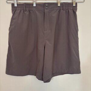 Burlebo Gray Everyday Performance Sz 2XL Moisture Wicking Hybrid Shorts Hiking